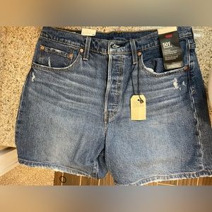 Levi 501 Mid- Thigh Jean shorts